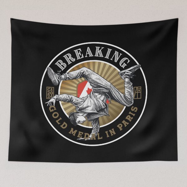 Item preview, 2024 - CANADA - BREAKING - GOLD MEDAL - PARIS - 1 designed and sold by ArtProjectShop.