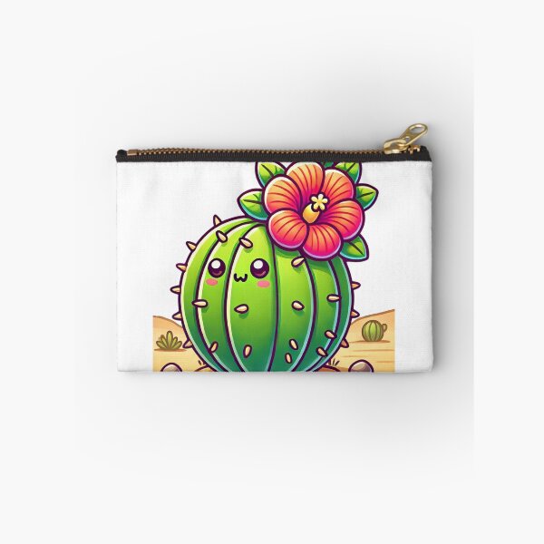 Item preview, Smiling Cartoon Cactus with Vibrant Flower designed and sold by Chokhdi289shop.