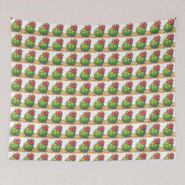 Item preview, Smiling Cartoon Cactus with Vibrant Flower designed and sold by Chokhdi289shop.