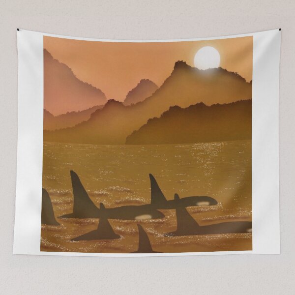 Item preview, Orca Sunset designed and sold by lawrencehyde.