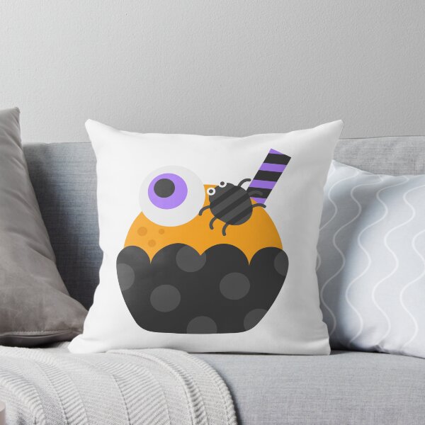 Item preview, Kid hand drawn cute trick or treat candy happy halloween spooky cupcake designed and sold by nuchz.