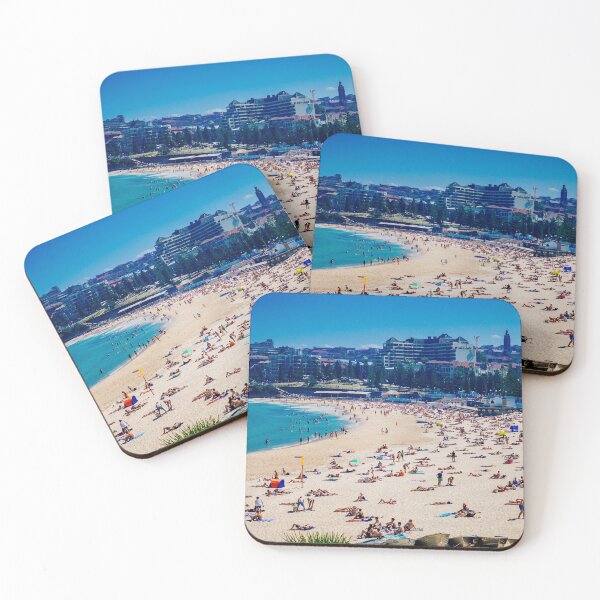 Item preview, Crowded Coogee Beach - Sydney, Australia designed and sold by World Wondering Travel Photography.