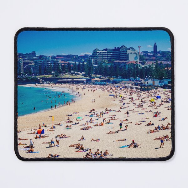 Item preview, Crowded Coogee Beach - Sydney, Australia designed and sold by World Wondering Travel Photography.