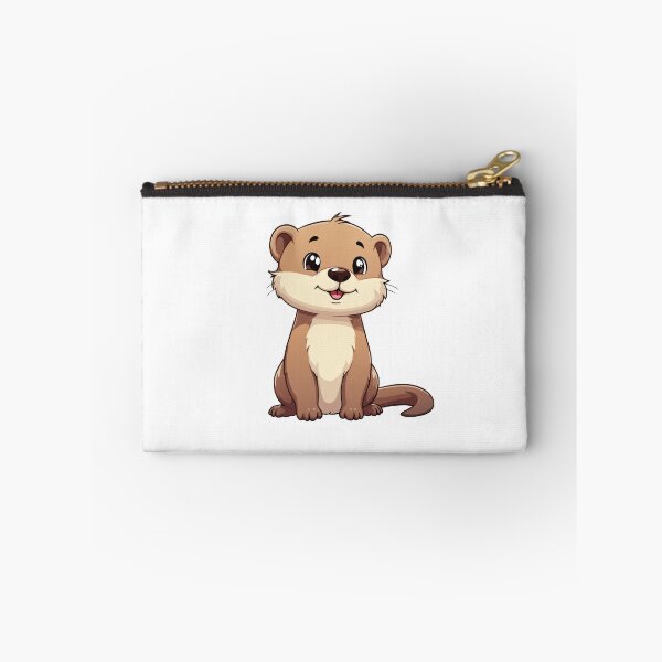 Item preview, Cheerful Otter Cartoon Character, cute Otter designed and sold by funartegy.