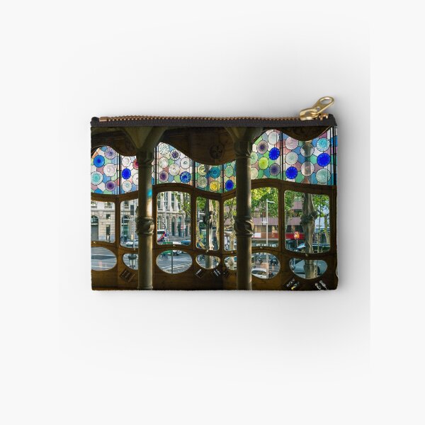 Item preview, Stained Glass Windows of Casa Batlló - Barcelona, Spain designed and sold by World Wondering Travel Photography.
