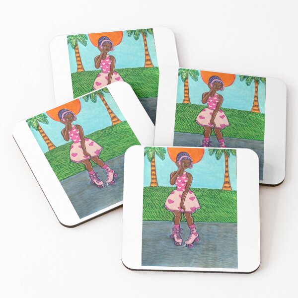 Item preview, Sunwashed Skater Girl designed and sold by gatadelafuente.