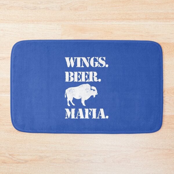 Item preview, Wings. Beer. Mafia. Buffalo Mainstays  for Buffalo Football Fans designed and sold by spanningtime.