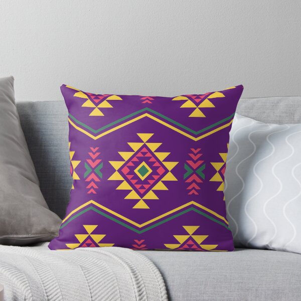 Item preview, Dark Violet Color of Navajo Pattern. Native American Design. Geometric seamless pattern. designed and sold by NokDesignShop.