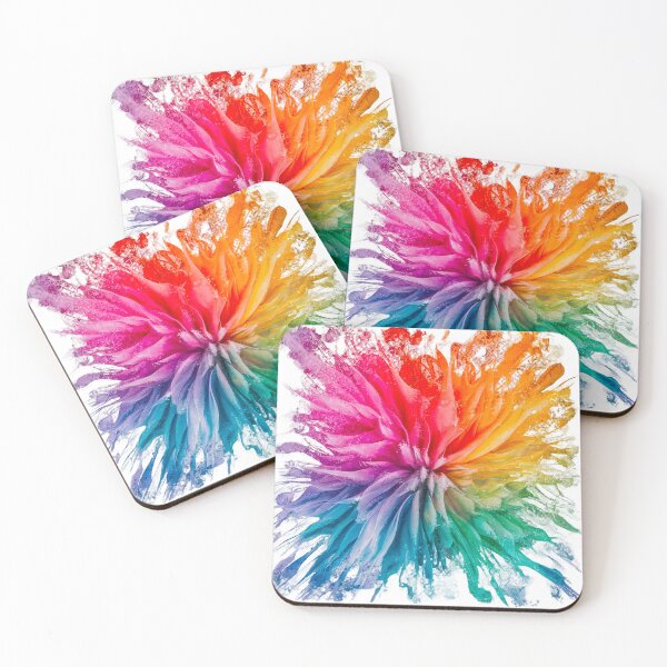 Item preview, Vibrant Rainbow Explosion | White designed and sold by PinkGoddessLove.