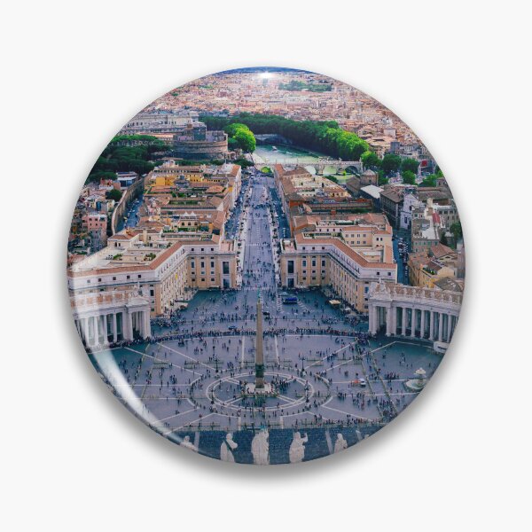 Item preview, Panoramic View of St. Peter's Square and Rome designed and sold by World Wondering Travel Photography.