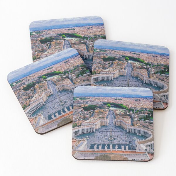 Item preview, Panoramic View of St. Peter's Square and Rome designed and sold by World Wondering Travel Photography.