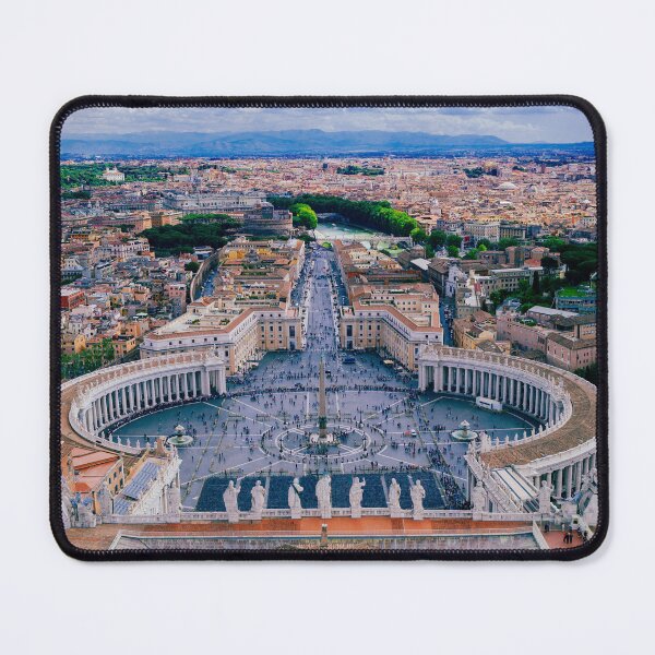 Item preview, Panoramic View of St. Peter's Square and Rome designed and sold by World Wondering Travel Photography.