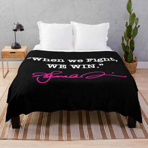 Item preview, When we Fight We win - Kamala Harris (Hot Pink signature) designed and sold by Thelittlelord.