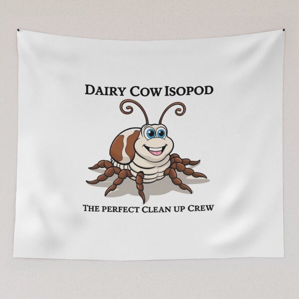 Item preview,  Milk & Magic: Enchanting Dairy Cow Isopod Designs designed and sold by RabiaDesigns.