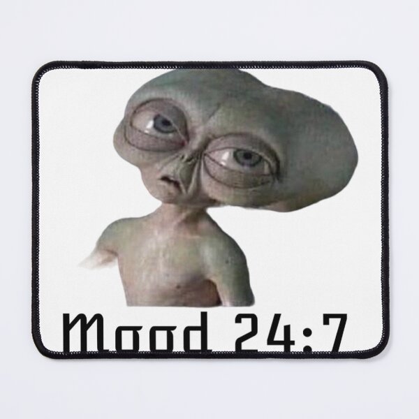 Item preview, Alien mood men in black design designed and sold by Alicia Perrelli.