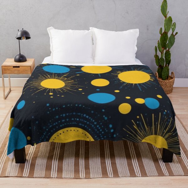 Item preview, Abstract Blue And Yellow Pattern designed and sold by Rell1970.