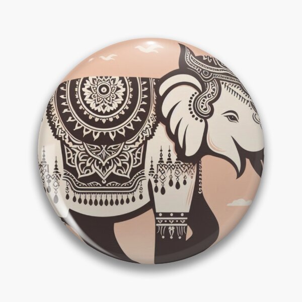 Item preview, Elephant Thai Art modern design designed and sold by TwoThirteen.