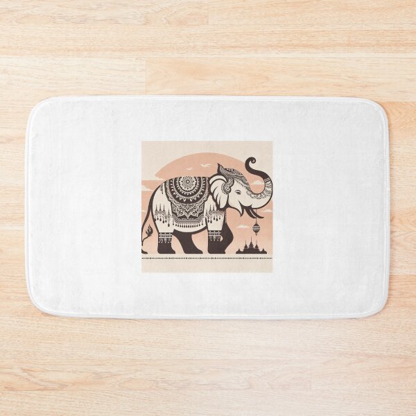 Item preview, Elephant Thai Art modern design designed and sold by TwoThirteen.