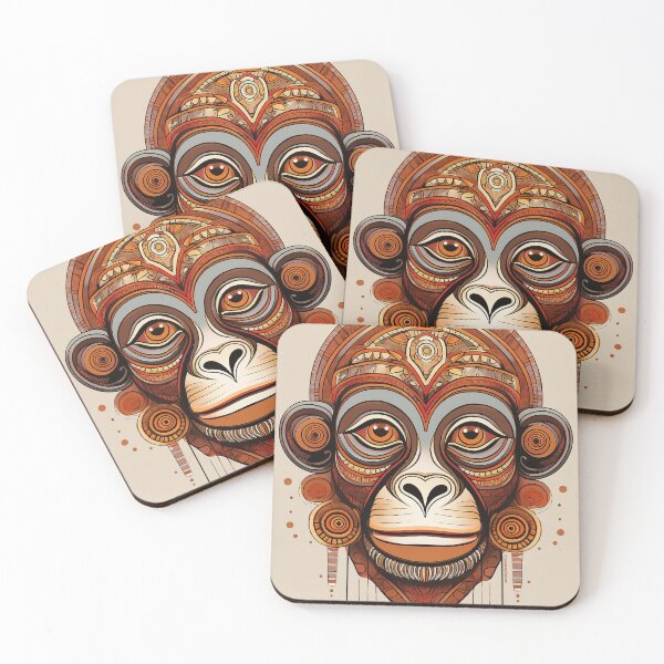 Aperçu de l'œuvre Afrique | Collection Monkey God | Beige lisse créée et vendue par monkeybusiness.pt.