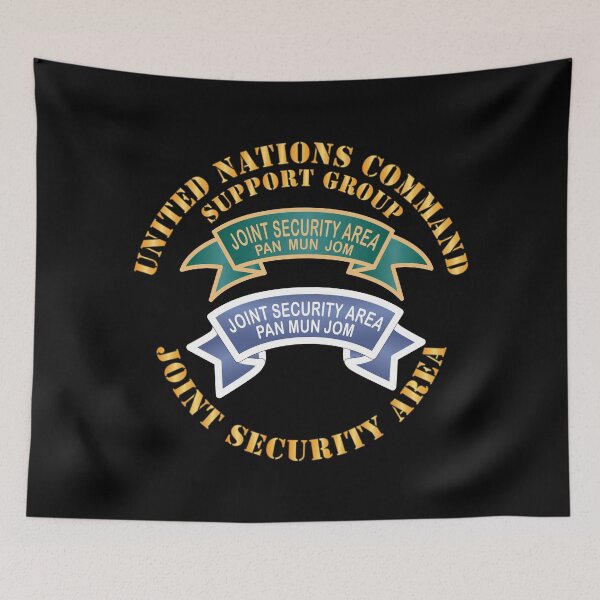 Item preview, Joint Security Area - United Nations Command Support Group w Txt X 300 designed and sold by Military Insignia Products.