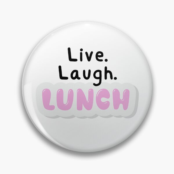 Item preview, Live. Laugh. LUNCH. Colorful bubble letter design. designed and sold by Teribelle.
