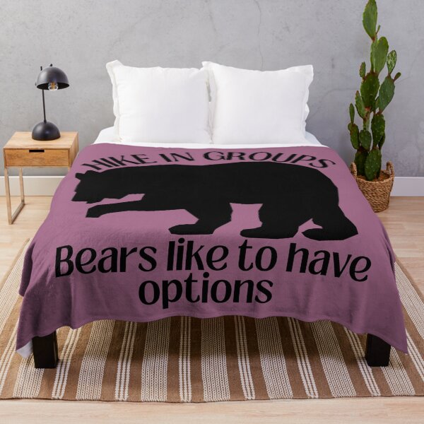 Item preview, Hiking humor - bears like options designed and sold by EvergreenWhimsy.