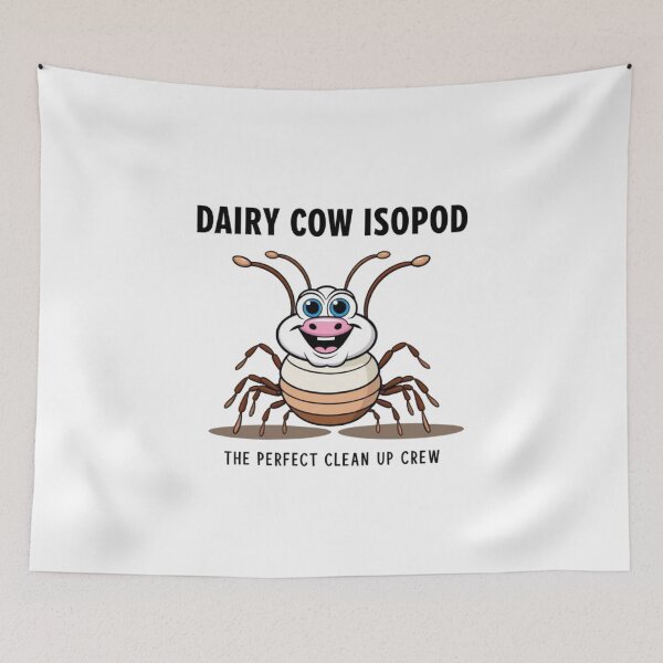 Item preview,  Dairy Dreamland: Captivating Dairy Cow Isopod Designs designed and sold by RabiaDesigns.