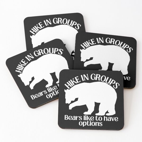 Item preview, Hiking humor - bears like options designed and sold by EvergreenWhimsy.