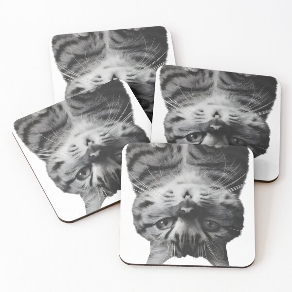 Item preview, Cat upside down. designed and sold by MyHappyArtShop.