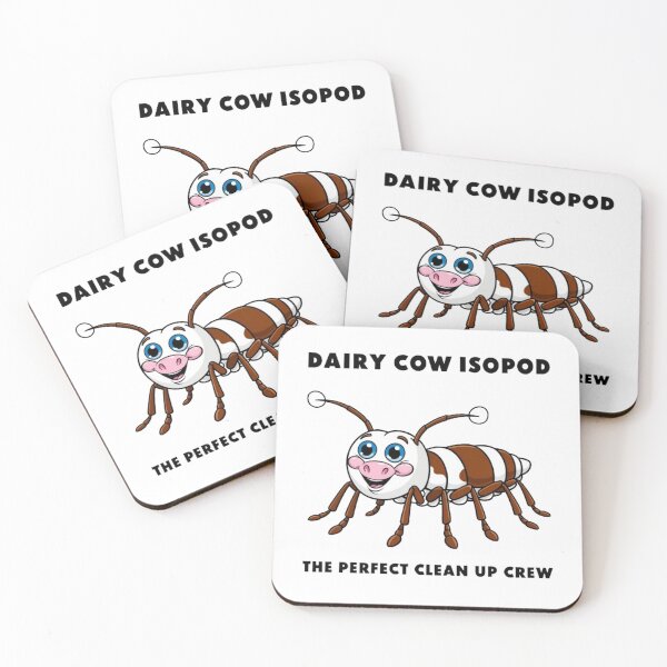 Item preview,  Farmhouse Fancy: Delightful Dairy Cow Isopod Art designed and sold by RabiaDesigns.
