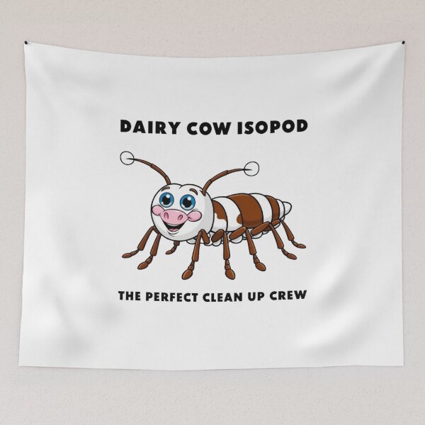 Item preview,  Farmhouse Fancy: Delightful Dairy Cow Isopod Art designed and sold by RabiaDesigns.