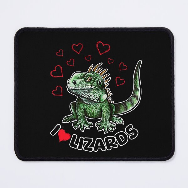 Item preview, I love lizards Cute Iguana Design designed and sold by BeataY6Art.