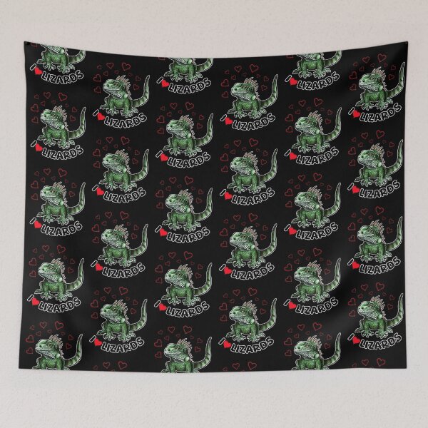 Item preview, I love lizards Cute Iguana Design designed and sold by BeataY6Art.