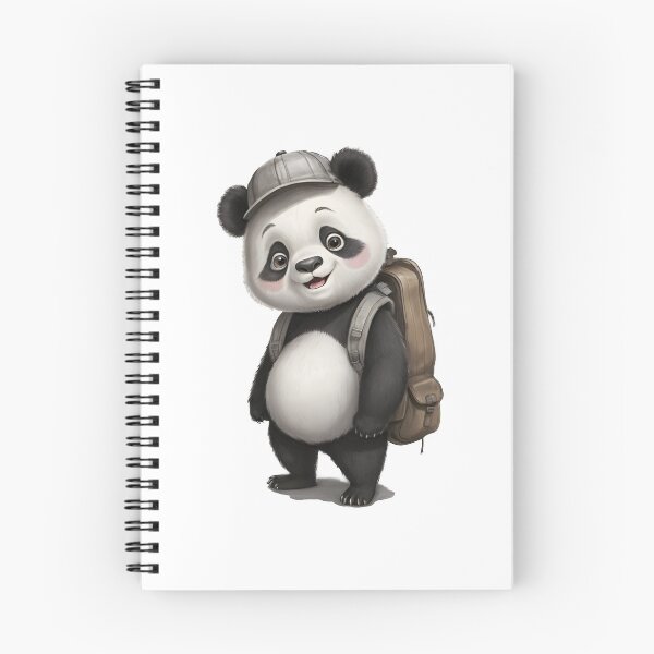 Item preview, Cartoon Art - Cheerful Panda's Adventure in a Whimsical Forest - Ai Picture designed and sold by Greatip.