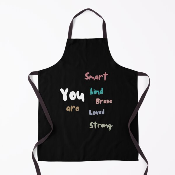 Item preview, You are Kind Loved Brave Enough funny quote school designed and sold by Hamzakhotbi.