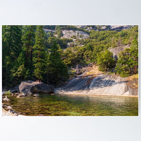 Item preview, Serene Pool Below Vernal Fall - Yosemite, California designed and sold by World Wondering Travel Photography.