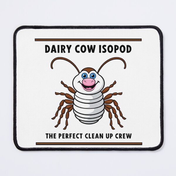 Item preview, Farmyard Flair: Trendy Dairy Cow Isopod Designs designed and sold by RabiaDesigns.