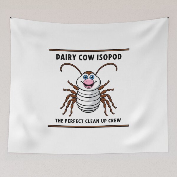 Item preview, Farmyard Flair: Trendy Dairy Cow Isopod Designs  designed and sold by RabiaDesigns.