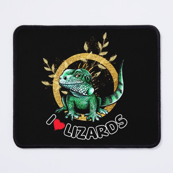 Item preview, I love lizards Cute Iguana Design designed and sold by BeataY6Art.