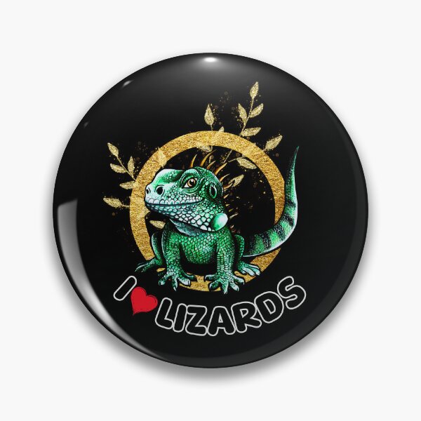 Item preview, I love lizards Cute Iguana Design designed and sold by BeataY6Art.
