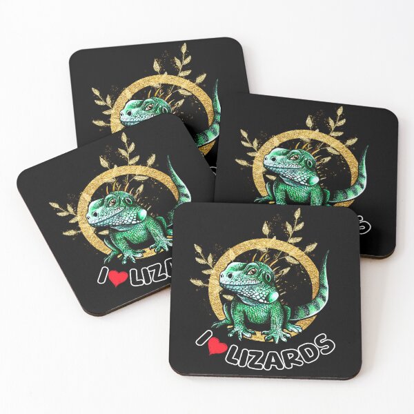 Item preview, I love lizards Cute Iguana Design designed and sold by BeataY6Art.