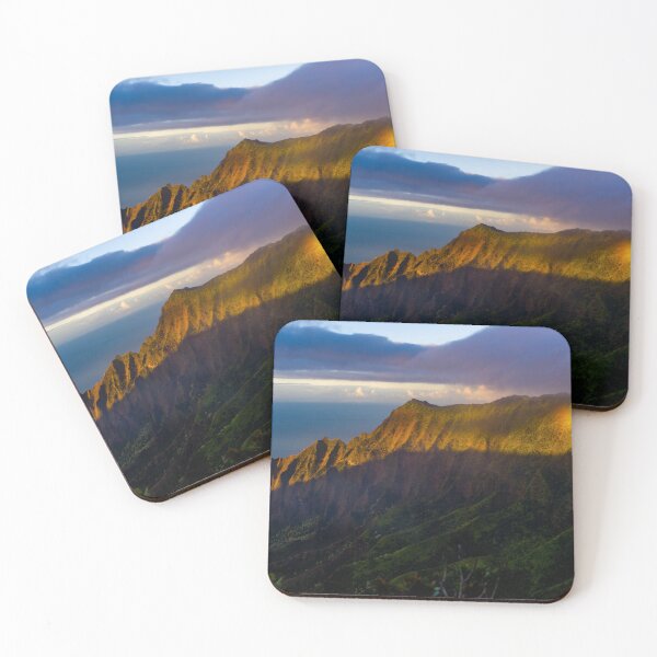 Item preview, Kalalau Valley Sunset Glow - Kauai, Hawaii designed and sold by World Wondering Travel Photography.