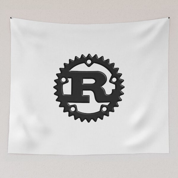 Item preview, Rust Programming Language 3D Logo Hoodie designed and sold by Rainwater Merch.