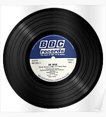 BBC Radiophonic Workshop Record - Doctor Who Single Poster