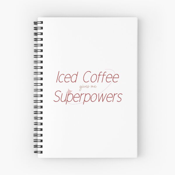 Item preview, Iced Coffee Gives Me Superpowers | Iced Coffee Lover | Cold Brew | Cold Coffee designed and sold by PrintEveryday.