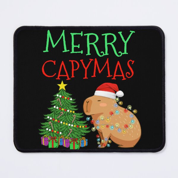 Item preview, Funny Capybara Christmas Holidays Capybara Santa Merry Capymas designed and sold by NUMAcreations.