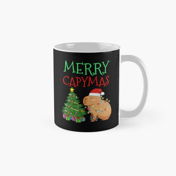 Item preview, Funny Capybara Christmas Holidays Capybara Santa Merry Capymas designed and sold by NUMAcreations.