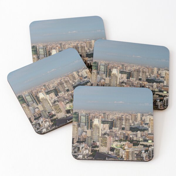 Item preview, Tokyo Skyline with Tokyo Tower - Japan designed and sold by World Wondering Travel Photography.