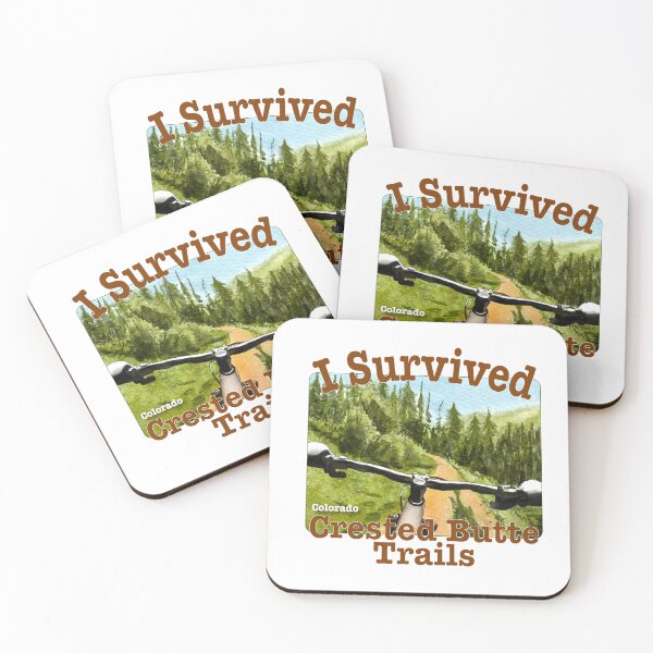 Item preview, I Survived Crested Butte Trails, Colorado designed and sold by MMc Buck.