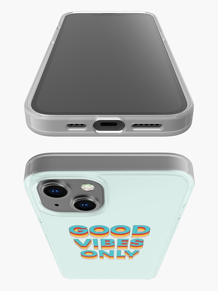 Alternate view of Good Vibes Only iPhone Case
